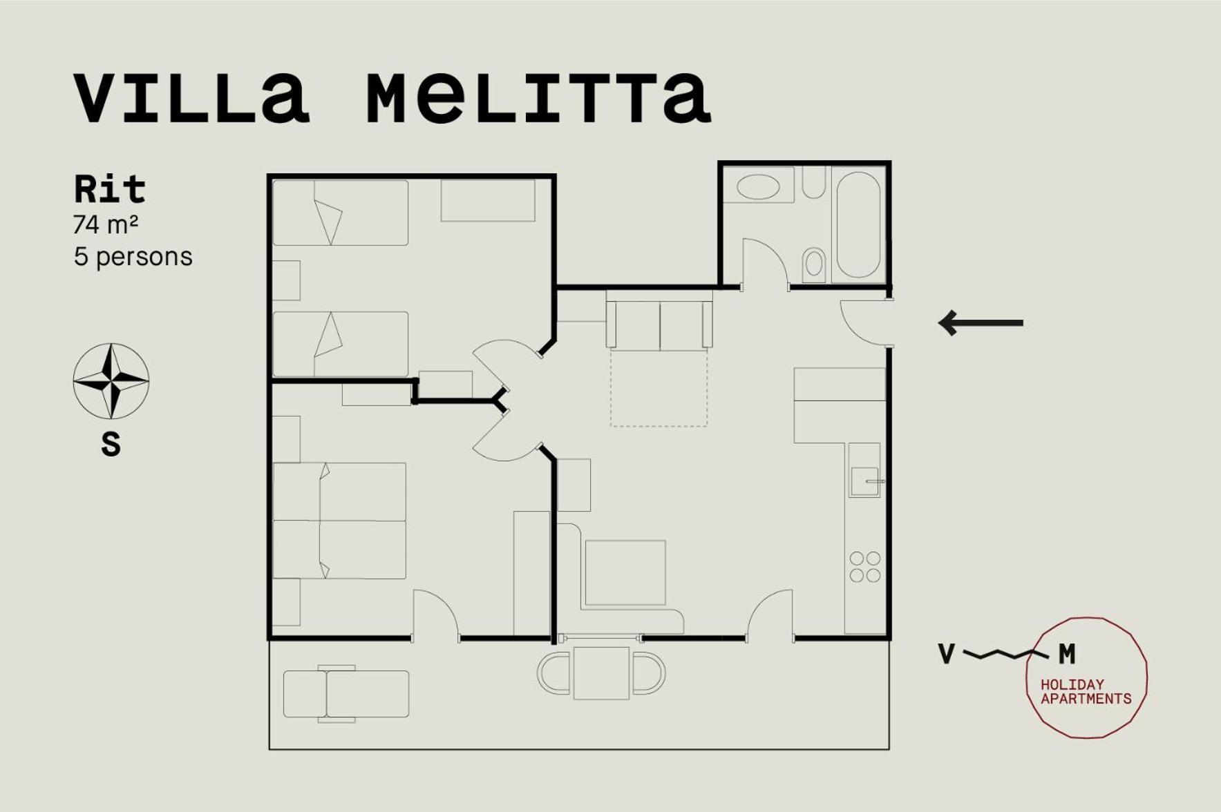Villa Melitta Сан-Виджилио-ди-Мареббе Номер фото